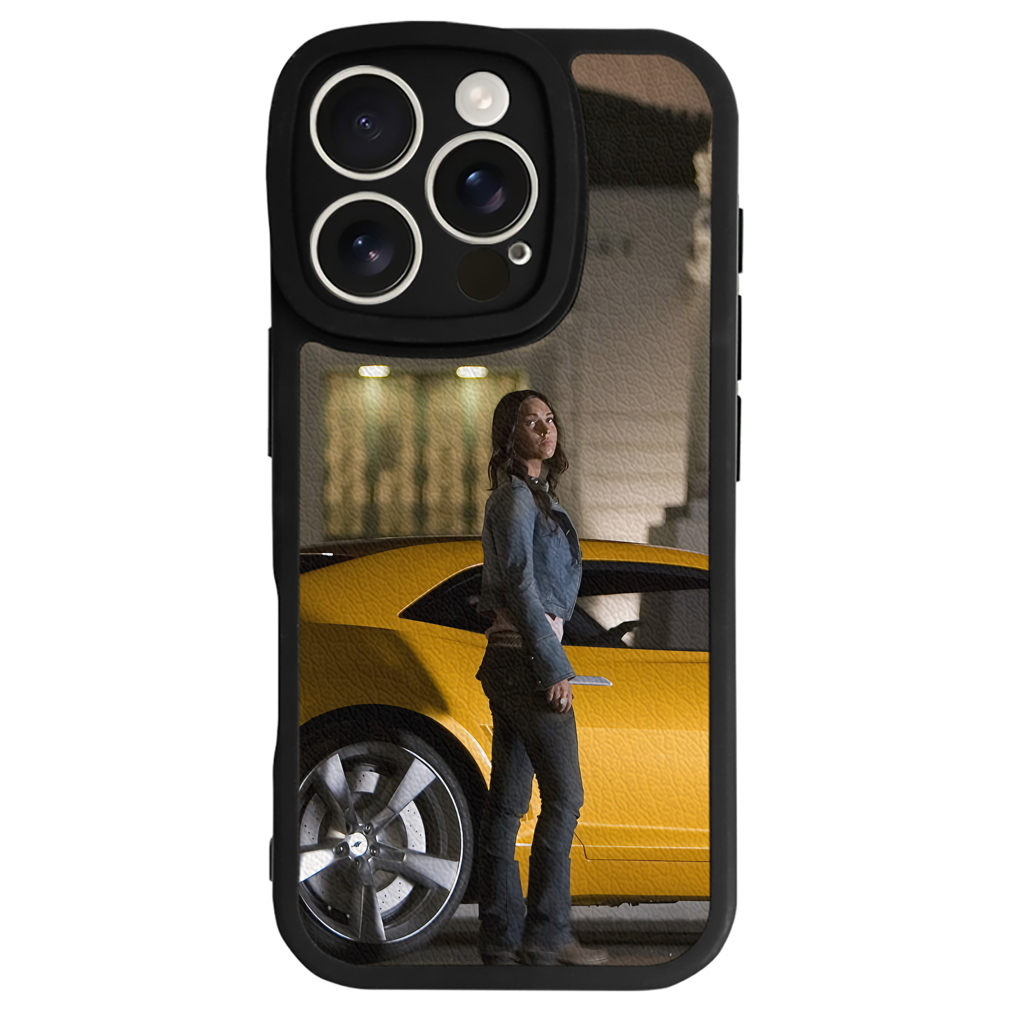（画像用） Transformers トランスフォーマー 【iPhone 16シリーズ対応】シリコンスマホケース（レザー調） 材質：シリコン
